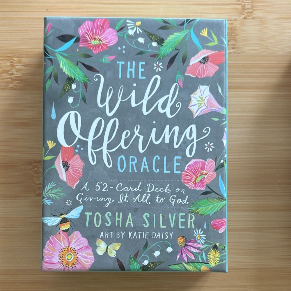 Wild Offering Oracle Deck - Gray and Pink